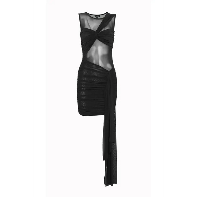 Mossman Rebound Mini Dress Black Size AU 8 - 8 / Black - Dresses