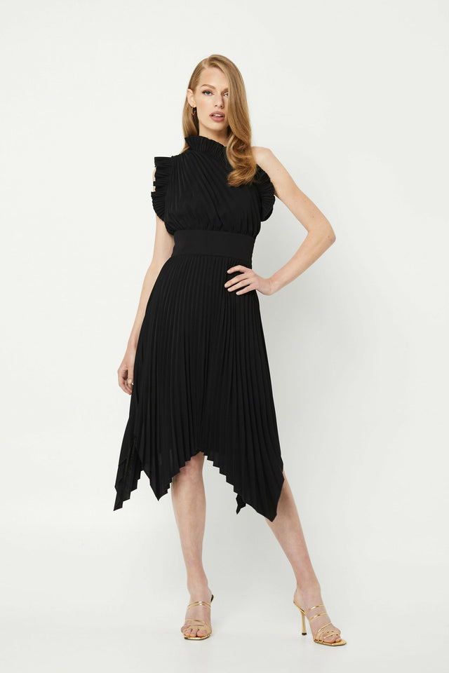 Mossman The Lady Like Midi Dress Black Size 8 10 & 12 - 8 / Black - Dresses