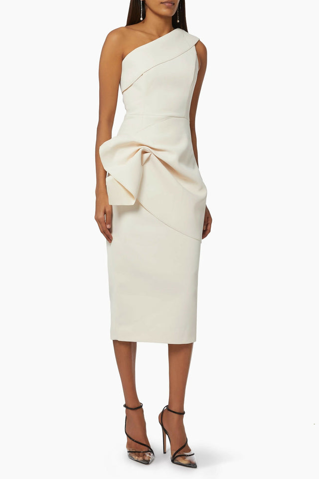 Mossman Thinking Out Loud Dress in Off White - 10 / White - Dresses