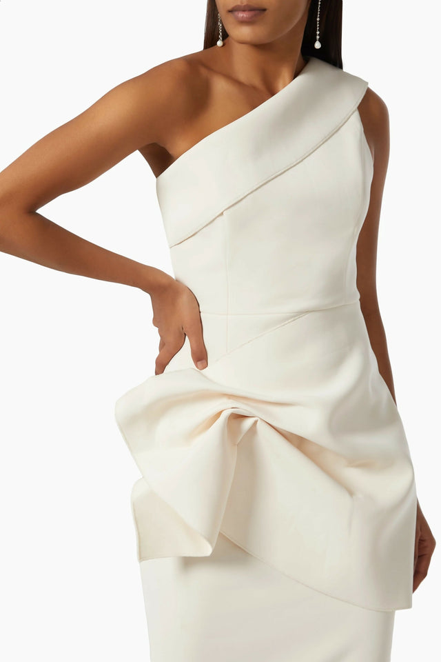 Mossman Thinking Out Loud Dress in Off White - 10 / White - Dresses