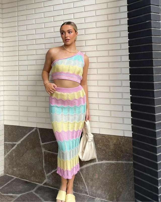 Mura Rainbows Crochet Set - 8 / Multi - Outfit Sets