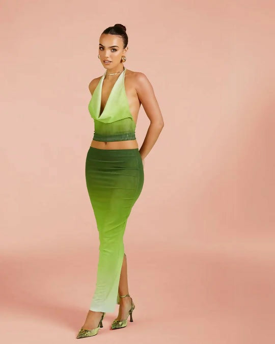 Murci Gradient Set - 8 / Green - Dresses
