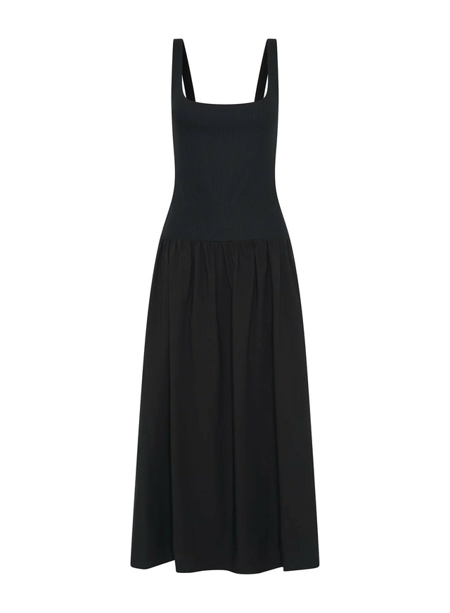 ANNA QUAN Justice Dress Dark Indigo Denim Size 8