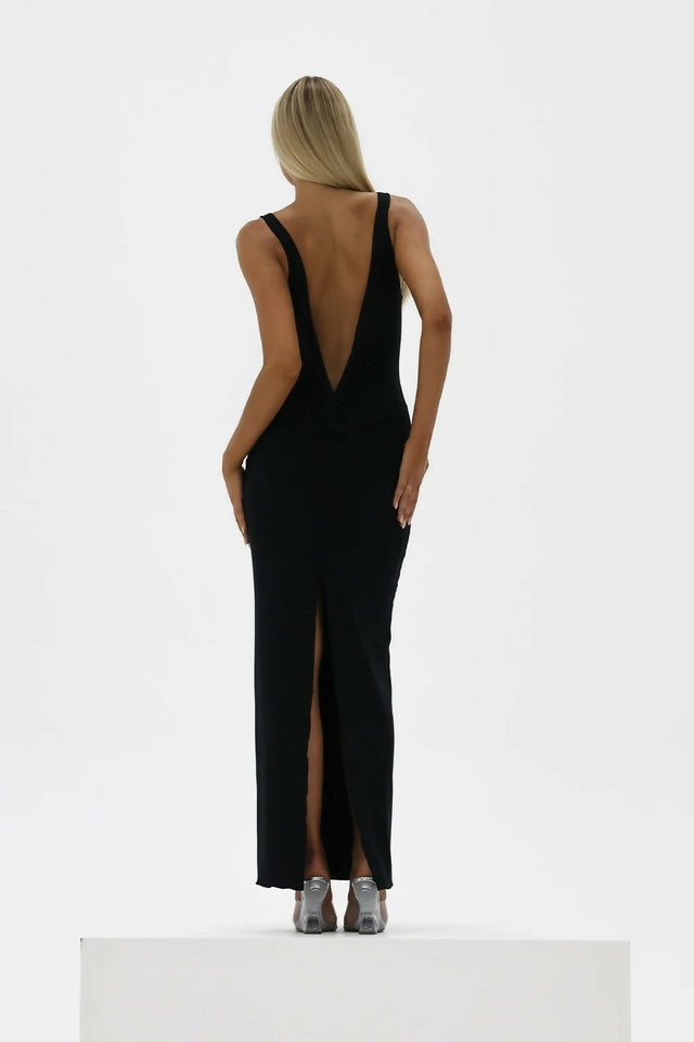 Natalie Rolt Agatha Midi Black - 6 / Black - Dresses