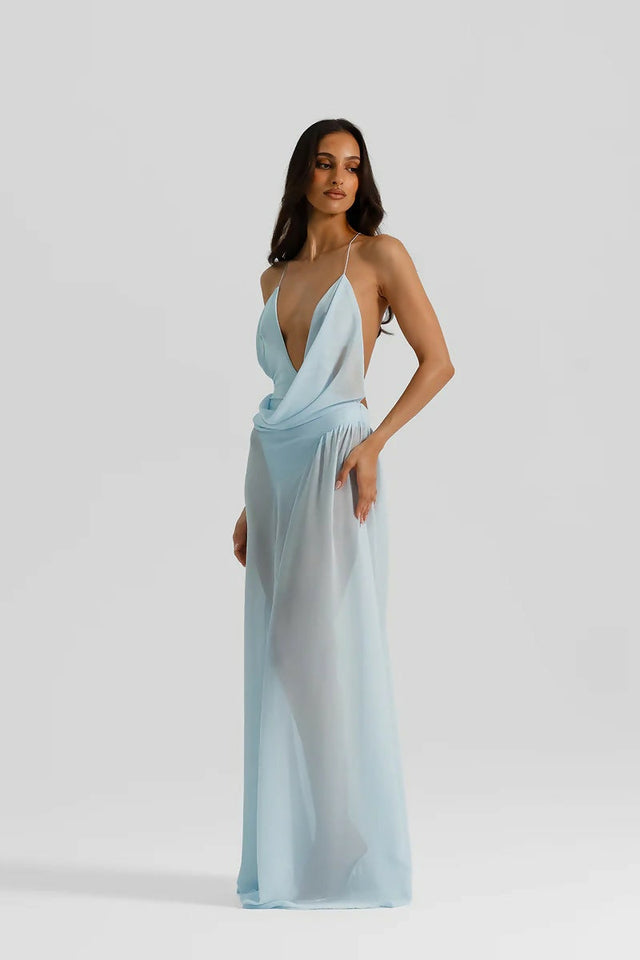 Natalie Rolt Agnes Dress Ice Blue Size 8 - 8 / Blue - Dresses