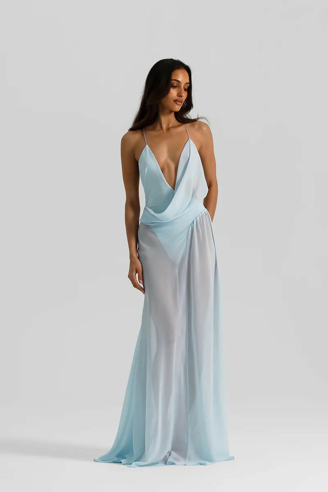 Natalie Rolt Agnes Dress Ice Blue Size 8 - 8 / Blue - Dresses
