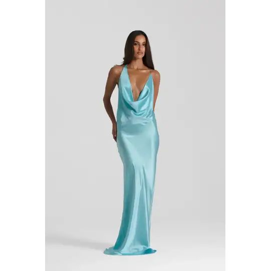 Natalie Rolt Anastasia Dress - 6 / Blue - Dresses