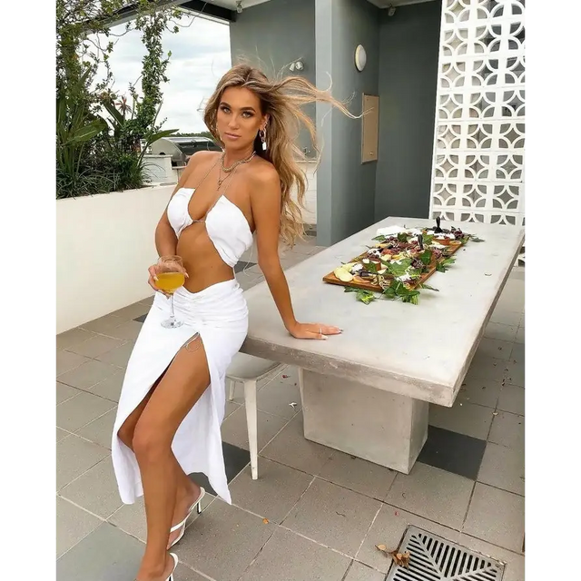 Natalie Rolt Bellini Set in White - 6 / White - Outfit Sets