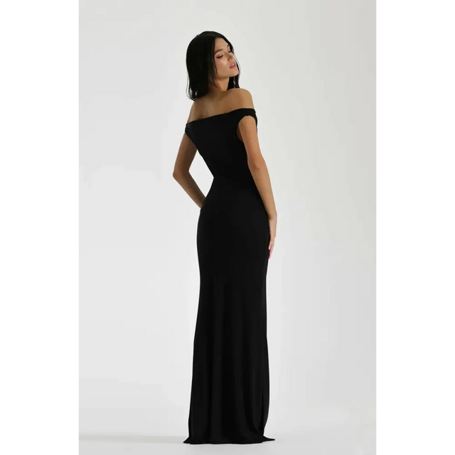 Natalie Rolt Black Bettina Gown - Dresses