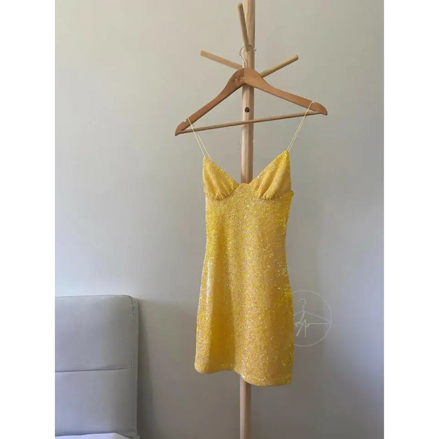 Natalie Rolt Josie Mini - 6 / Yellow - Dresses