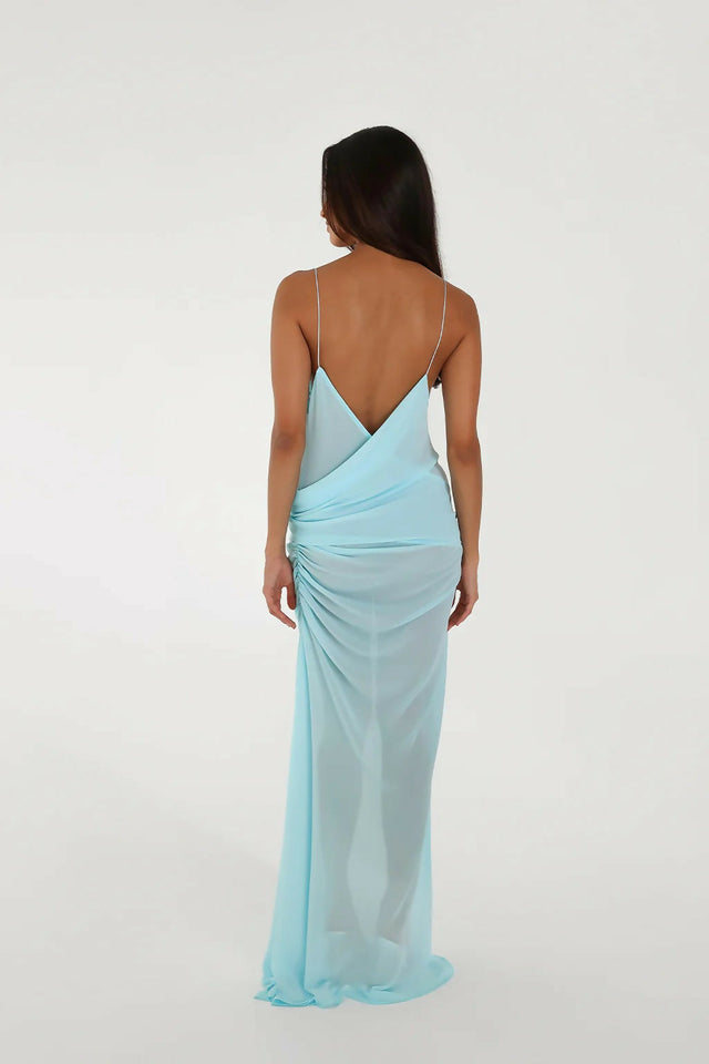 Natalie Rolt Magnolia Gown Baby Blue - 8 / Blue - Dresses