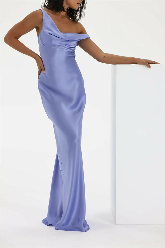 Natalie Rolt Monika Gown Blue Bell - 8 / Violet - Dresses