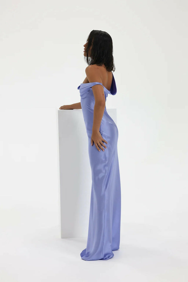 Natalie Rolt Monika Gown Blue Bell - 8 / Violet - Dresses