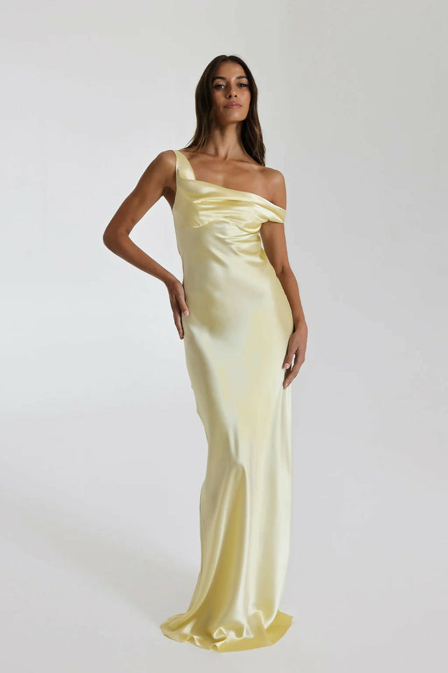 Natalie Rolt Monika Gown Yellow - 8 / Yellow - Dresses