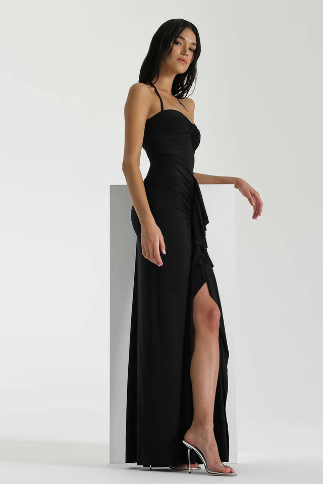 Natalie Rolt Shontae Maxi Gown Black - Dresses