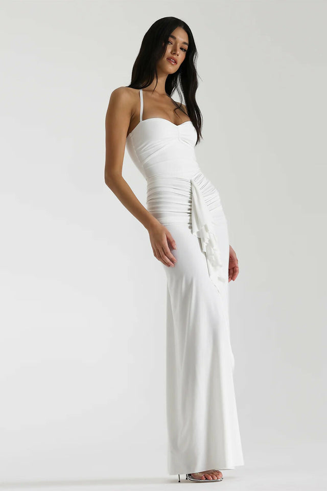 Natalie Rolt Shontae Maxi Gown White - Dresses