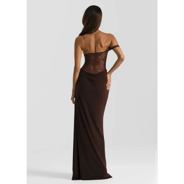 Natalie Rolt Sloane Dress - 8 / Brown - Dresses