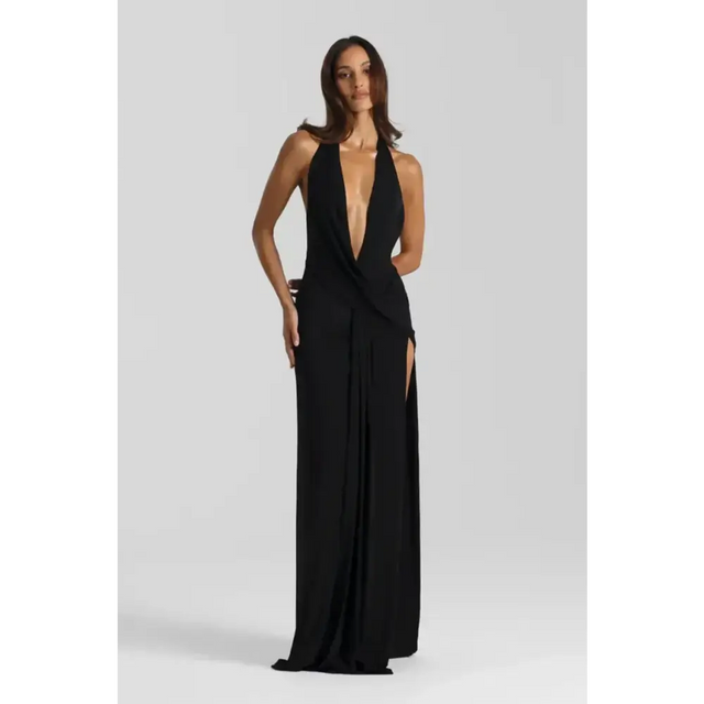 Natalie Rolt Winona Gown in Black Size 8 - 8 / Black - Dresses