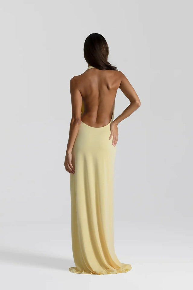 Natalie Rolt Winona Gown | Lemon - Dresses