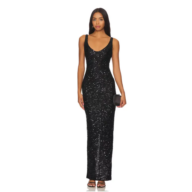 NBD Janhvi Maxi Dress - Black - 6 / Black - Dresses