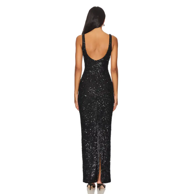 NBD Janhvi Maxi Dress - Black - 6 / Black - Dresses