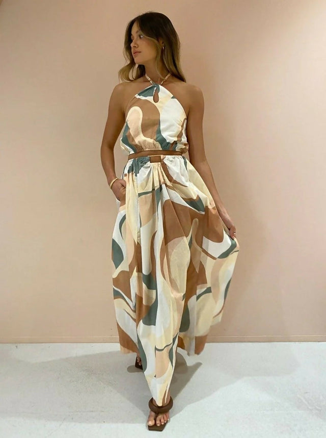 New Romantics Dolce Vita Set In Desert Swirl - 6 / Multi - Dresses