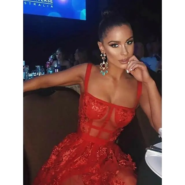 Nicola Finetti Marisol Dress - 6 / Red - Dresses