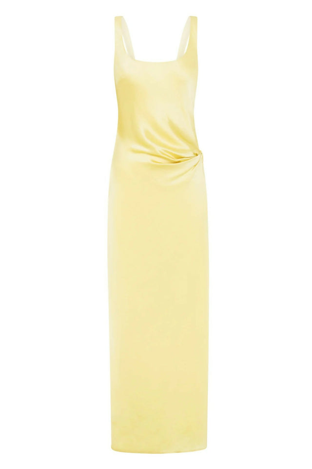 Anna Quan Etta Dress Champagne Lemon