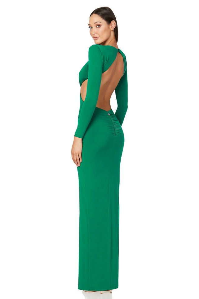 Nookie Jewel Gown Emerald Green M - 10 / Green - Dresses