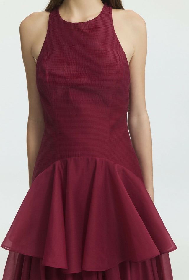 Aje Radiate Pleated Gown - size 8