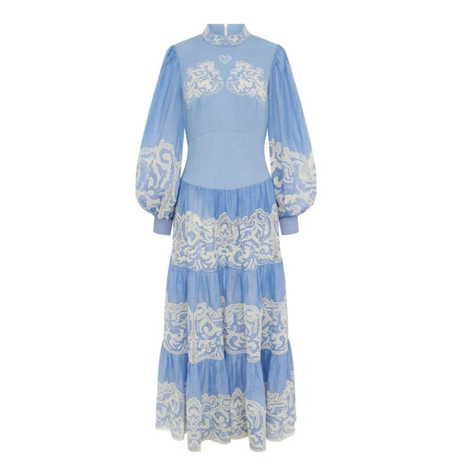 Alemais Arion Midi Dress Cornflower Blue
