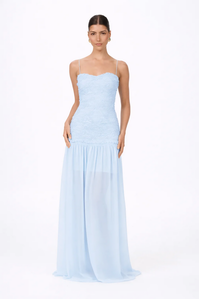 Jefrei Sei Renata Gown Blue Size 8