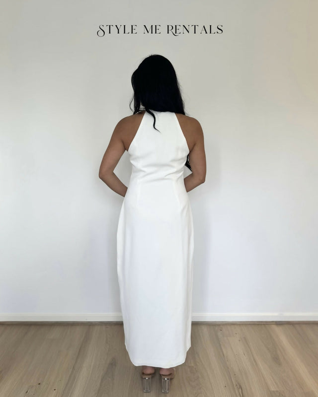 Odd Muse The Ultimate Muse Collar Maxi Dress White Size M - M / White - Dresses