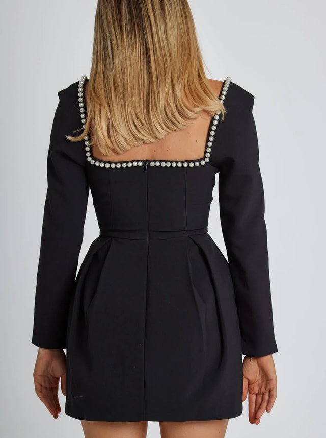 Odd Muse the Ultimate Muse Pearl Mini Dress Black / Size 6-8 - 8 / Black - Dresses