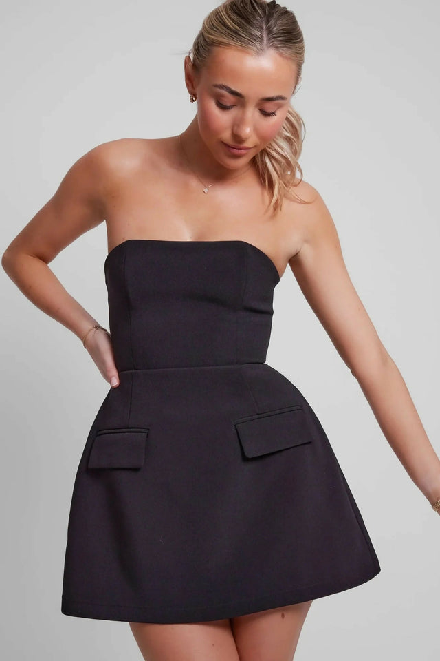 Odd Muse The Ultimate Muse Strapless Dress | Black - 8 / Black - Dresses