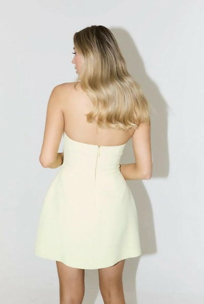 Odd Muse The Ultimate Muse Structured Mini in Lime Cream - Dresses