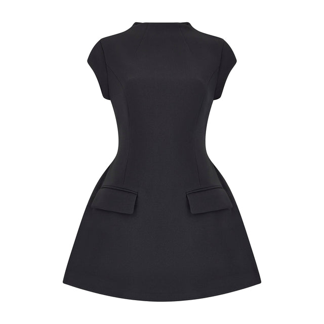 Odd Muse Ultimate Muse Cap Sleeve Mini Black Size 10 - 10 / Black - Dresses