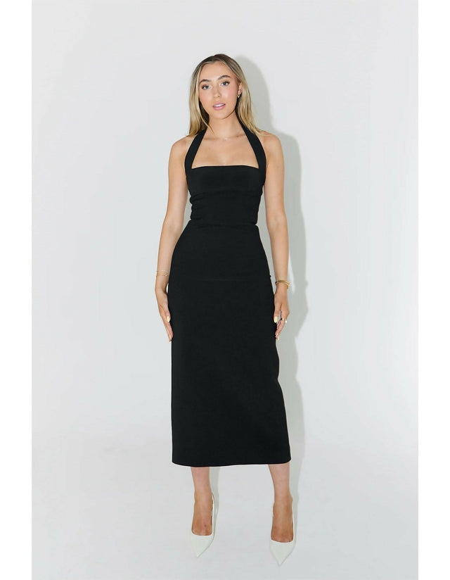 Odd Muse Ultimate Muse Halter Neck Dress Navy Size 10 - 10 / Navy - Dresses