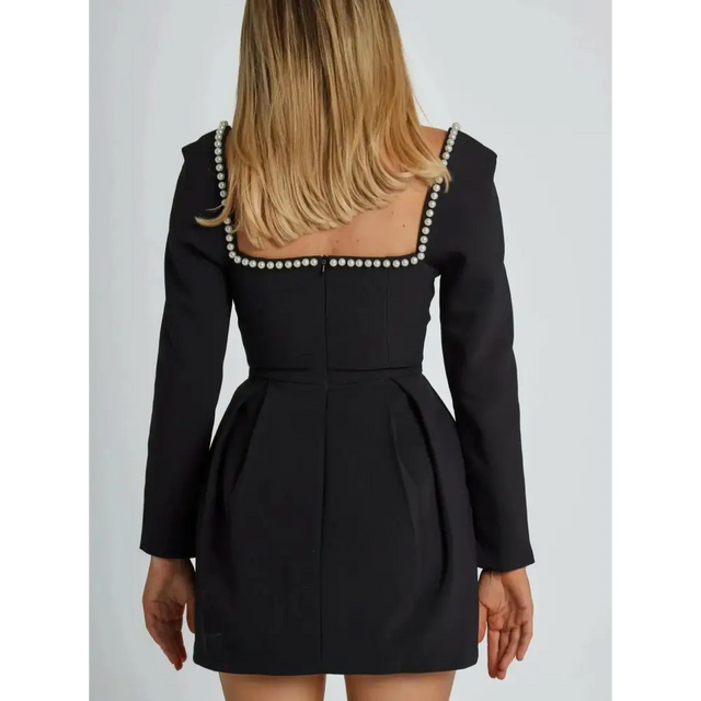 Odd Muse Ultimate Muse Pearl Mini Dress Black - 10 / Black - Dresses