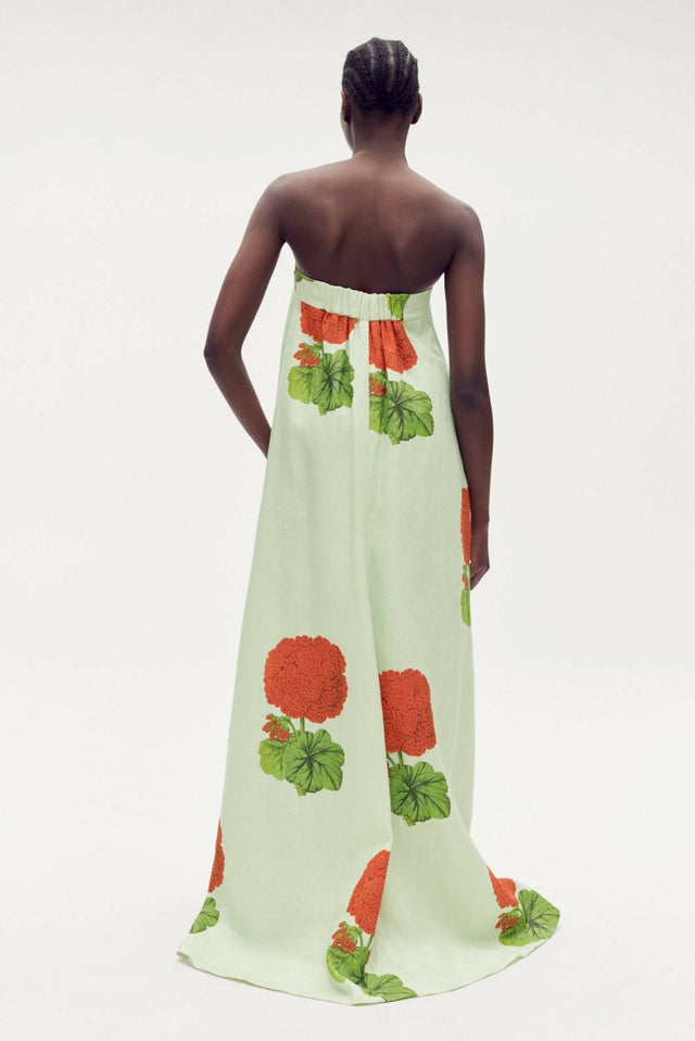 Oroton Posie Geranium Print Gown - 8 / Print - Dresses