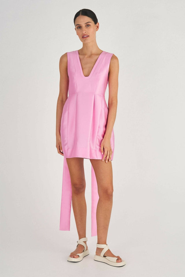 Oroton - Oroton Short Tie Detail Dress