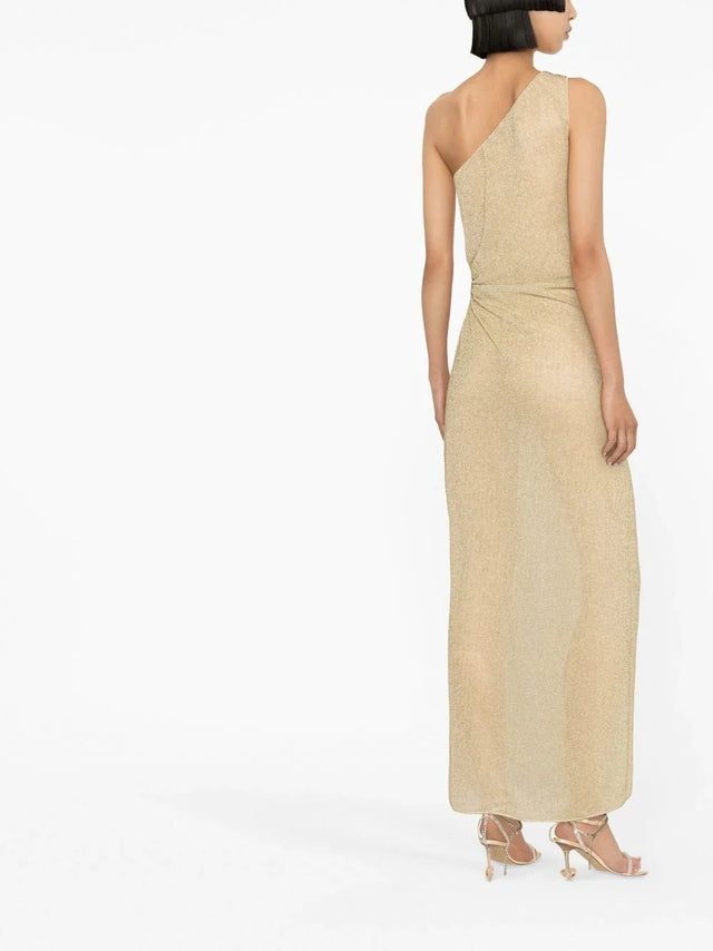 OSEREE - Oseree Lumerie one-shoulder dress