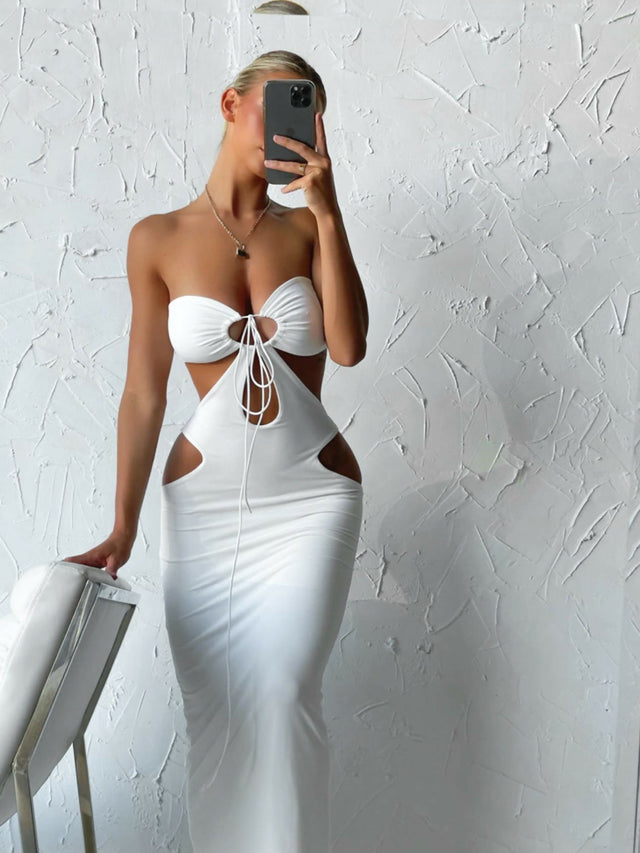 Outcast Fireball Maxi Dress - 6 / White - Dresses