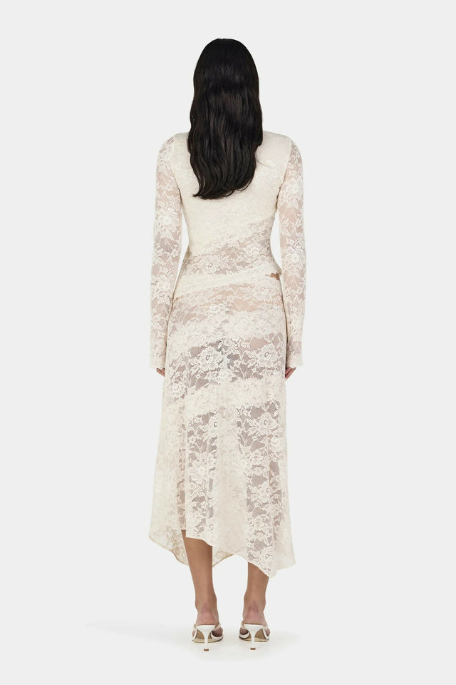Ownley Online Gigi Wrap Skirt Ivory & Avery Top - 6 / White - Outfit Sets
