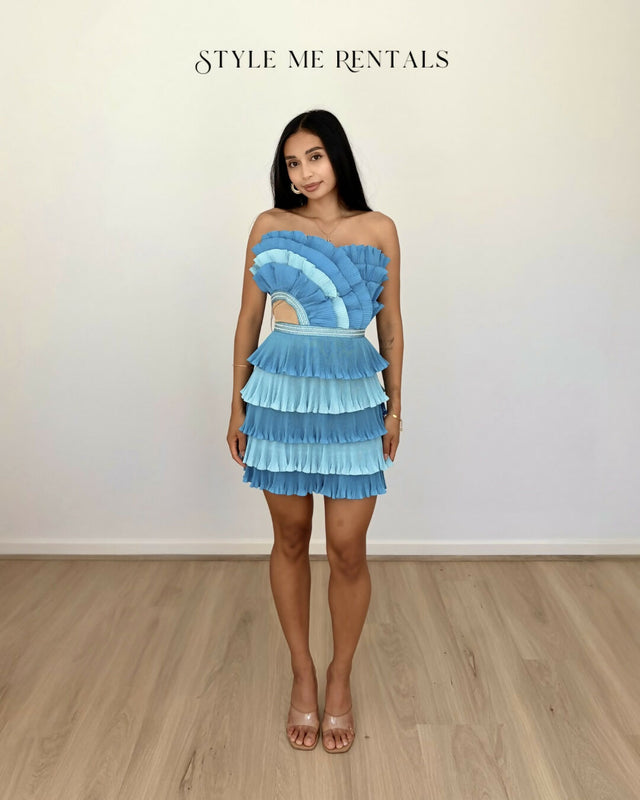 Eliya the Label Josephine Mini Dress Blue