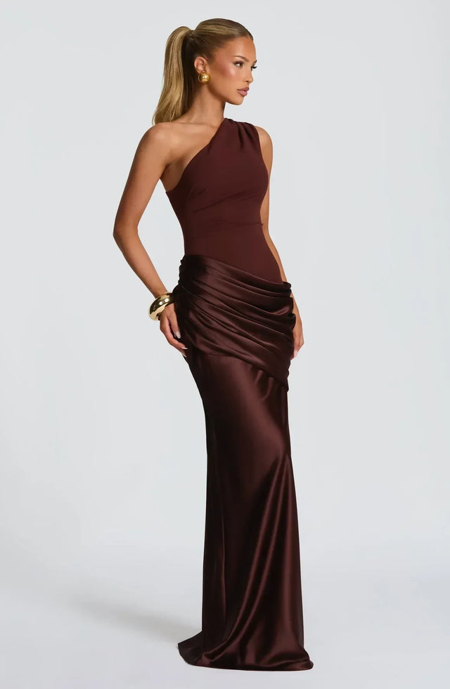 BabyBoo Sadona Maxi Dress - Plum Brown