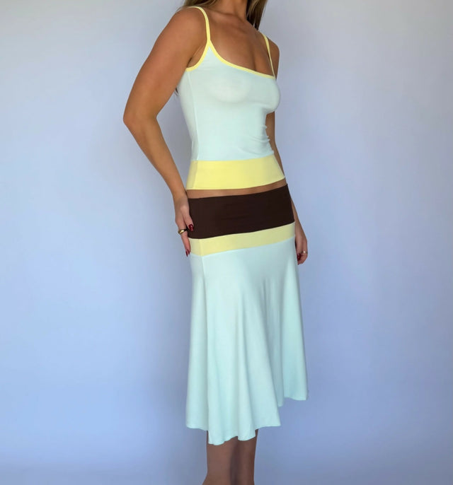 BLANCH WEAR Lucy Midi Skirt & Stella Tank Mirage
