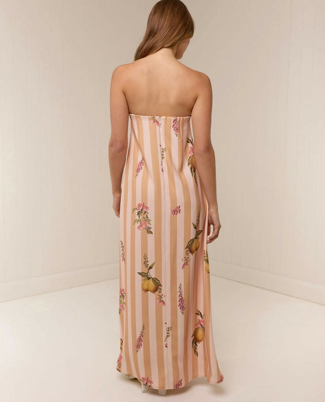 Palm Noosa Alessia Dress in Citrus Stripe - Dresses