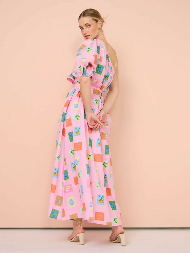 Palm Noosa Lotus Maxi Dress Pink Size 8 - 8 / Pink - Dresses