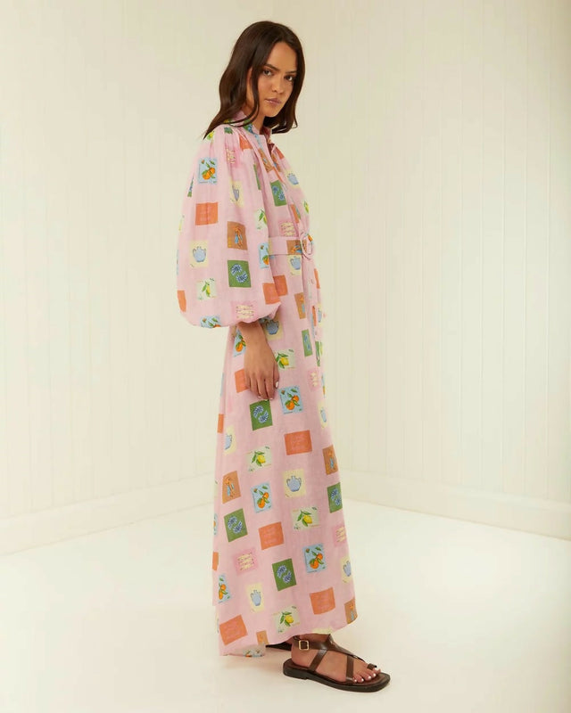 Palm Noosa Noddy Dress Pink Emblem Size 8 - 8 / Pink - Dresses